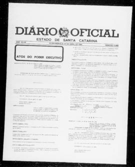 Diário Oficial do Estado de Santa Catarina. Ano 47. N° 11699 de 07/04/1981