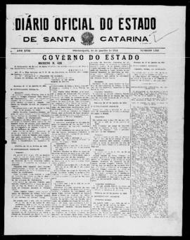 Diário Oficial do Estado de Santa Catarina. Ano 17. N° 4343 de 18/01/1951