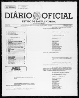 Diário Oficial do Estado de Santa Catarina. Ano 67. N° 16550 de 30/11/2000