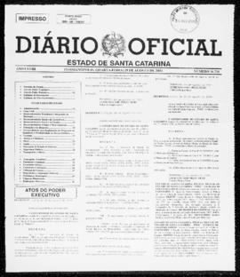 Diário Oficial do Estado de Santa Catarina. Ano 68. N° 16734 de 29/08/2001