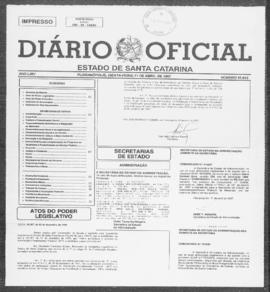 Diário Oficial do Estado de Santa Catarina. Ano 64. N° 15653 de 11/04/1997