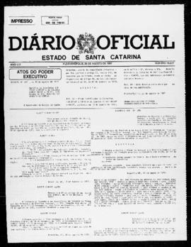 Diário Oficial do Estado de Santa Catarina. Ano 53. N° 13277 de 26/08/1987