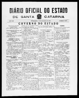 Diário Oficial do Estado de Santa Catarina. Ano 20. N° 5029 de 27/11/1953