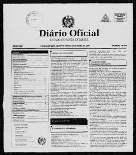 Diário Oficial do Estado de Santa Catarina. Ano 76. N° 19076 de 28/04/2011