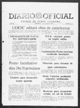 Diário Oficial do Estado de Santa Catarina. Ano 40. N° 10141 de 20/12/1974