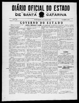 Diário Oficial do Estado de Santa Catarina. Ano 15. N° 3691 de 27/04/1948