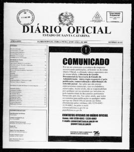 Diário Oficial do Estado de Santa Catarina. Ano 74. N° 18351 de 29/04/2008