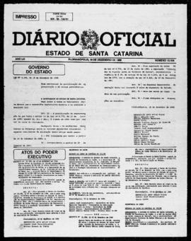 Diário Oficial do Estado de Santa Catarina. Ano 53. N° 13109 de 19/12/1986