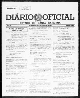 Diário Oficial do Estado de Santa Catarina. Ano 52. N° 12904 de 26/02/1986