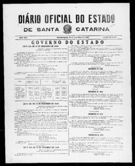 Diário Oficial do Estado de Santa Catarina. Ano 16. N° 4079 de 16/12/1949