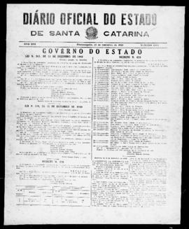 Diário Oficial do Estado de Santa Catarina. Ano 16. N° 4084 de 23/12/1949