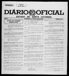 Diário Oficial do Estado de Santa Catarina. Ano 52. N° 12817 de 17/10/1985