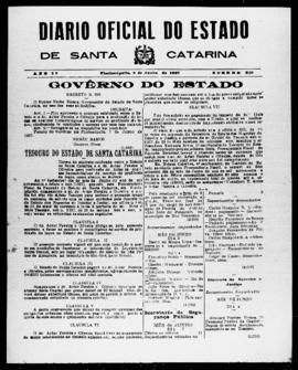 Diário Oficial do Estado de Santa Catarina. Ano 4. N° 940 de 08/06/1937