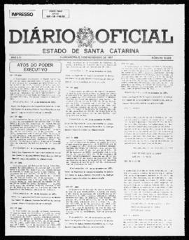 Diário Oficial do Estado de Santa Catarina. Ano 53. N° 13328 de 11/11/1987