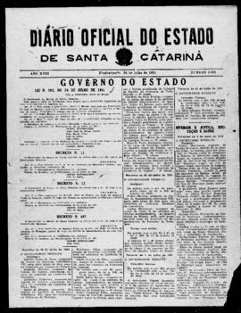 Diário Oficial do Estado de Santa Catarina. Ano 18. N° 4466 de 26/07/1951