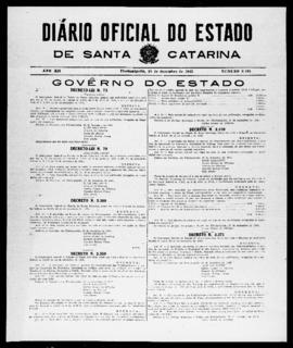 Diário Oficial do Estado de Santa Catarina. Ano 12. N° 3135 de 28/12/1945