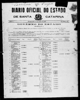 Diário Oficial do Estado de Santa Catarina. Ano 1. N° 250 de 12/01/1935
