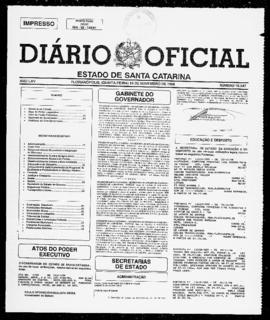 Diário Oficial do Estado de Santa Catarina. Ano 65. N° 16047 de 19/11/1998