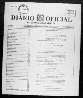 Diário Oficial do Estado de Santa Catarina. Ano 71. N° 17793 de 30/12/2005
