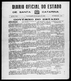 Diário Oficial do Estado de Santa Catarina. Ano 3. N° 713 de 17/08/1936