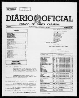 Diário Oficial do Estado de Santa Catarina. Ano 57. N° 14506 de 17/08/1992