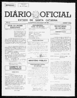 Diário Oficial do Estado de Santa Catarina. Ano 54. N° 13522 de 23/08/1988