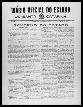 Diário Oficial do Estado de Santa Catarina. Ano 11. N° 2747 de 31/05/1944