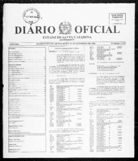 Diário Oficial do Estado de Santa Catarina. Ano 71. N° 17539 de 16/12/2004