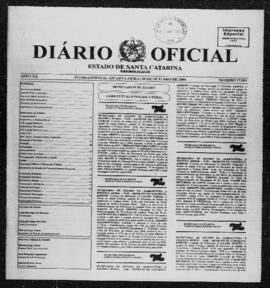 Diário Oficial do Estado de Santa Catarina. Ano 70. N° 17501 de 20/10/2004