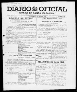 Diário Oficial do Estado de Santa Catarina. Ano 29. N° 7107 de 09/08/1962