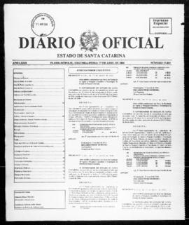 Diário Oficial do Estado de Santa Catarina. Ano 72. N° 17864 de 17/04/2006