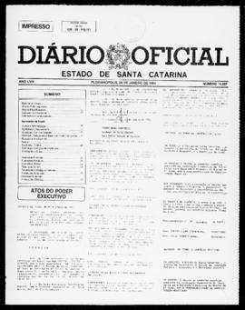 Diário Oficial do Estado de Santa Catarina. Ano 58. N° 14857 de 20/01/1994