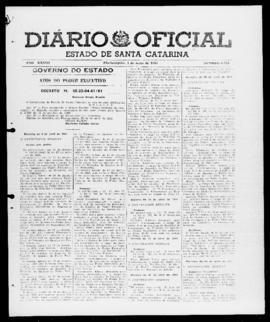 Diário Oficial do Estado de Santa Catarina. Ano 28. N° 6796 de 03/05/1961