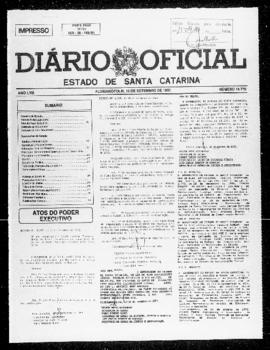 Diário Oficial do Estado de Santa Catarina. Ano 58. N° 14770 de 13/09/1993
