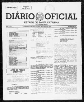 Diário Oficial do Estado de Santa Catarina. Ano 67. N° 16416 de 19/05/2000
