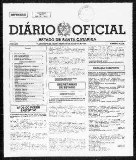 Diário Oficial do Estado de Santa Catarina. Ano 66. N° 16224 de 06/08/1999