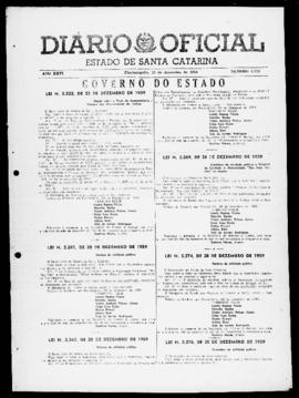 Diário Oficial do Estado de Santa Catarina. Ano 26. N° 6474 de 31/12/1959