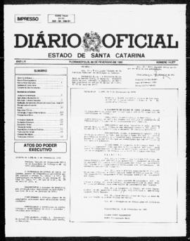 Diário Oficial do Estado de Santa Catarina. Ano 56. N° 14377 de 05/02/1992