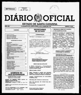 Diário Oficial do Estado de Santa Catarina. Ano 63. N° 15601 de 23/01/1997