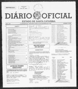 Diário Oficial do Estado de Santa Catarina. Ano 64. N° 15765 de 22/09/1997