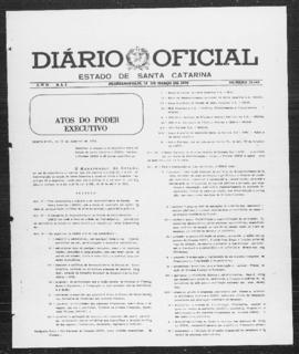 Diário Oficial do Estado de Santa Catarina. Ano 41. N° 10443 de 16/03/1976