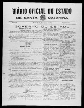 Diário Oficial do Estado de Santa Catarina. Ano 11. N° 2761 de 22/06/1944