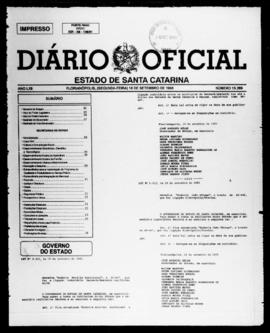 Diário Oficial do Estado de Santa Catarina. Ano 62. N° 15269 de 18/09/1995