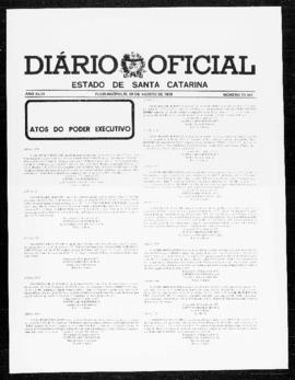 Diário Oficial do Estado de Santa Catarina. Ano 43. N° 11043 de 09/08/1978