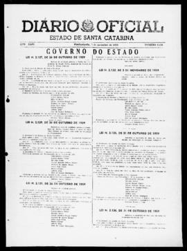 Diário Oficial do Estado de Santa Catarina. Ano 26. N° 6438 de 05/11/1959
