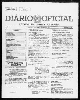 Diário Oficial do Estado de Santa Catarina. Ano 55. N° 14134 de 20/02/1991