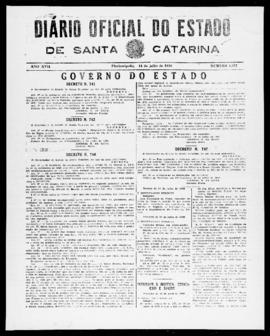 Diário Oficial do Estado de Santa Catarina. Ano 17. N° 4217 de 14/07/1950