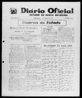 Diário Oficial do Estado de Santa Catarina. Ano 29. N° 7212 de 16/01/1963