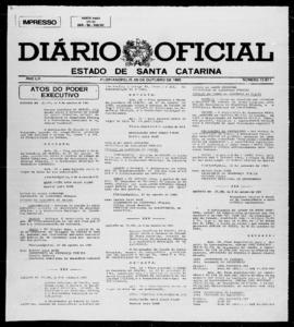 Diário Oficial do Estado de Santa Catarina. Ano 52. N° 12811 de 09/10/1985