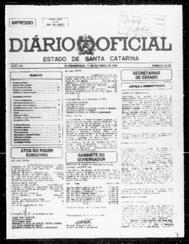 Diário Oficial do Estado de Santa Catarina. Ano 58. N° 14790 de 11/10/1993